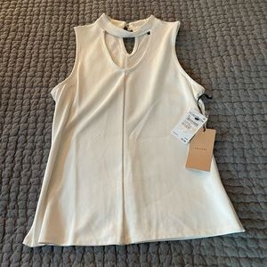 White Halogen Sleeveless Top